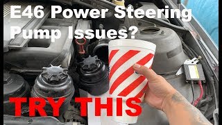 BMW E46 Power Steering Pump Replacement