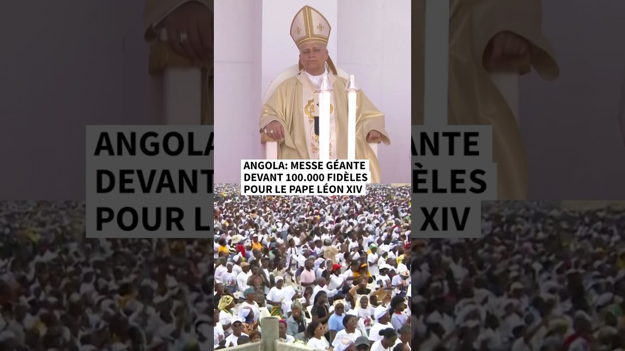 Angola: messe géante devant 100.000 fidèles pour le pape Léon XIV