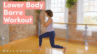 15 Minute Lower Body Barre-Inspired Workout That Brings The Heat | Good Moves | Well+Good screenshot 5