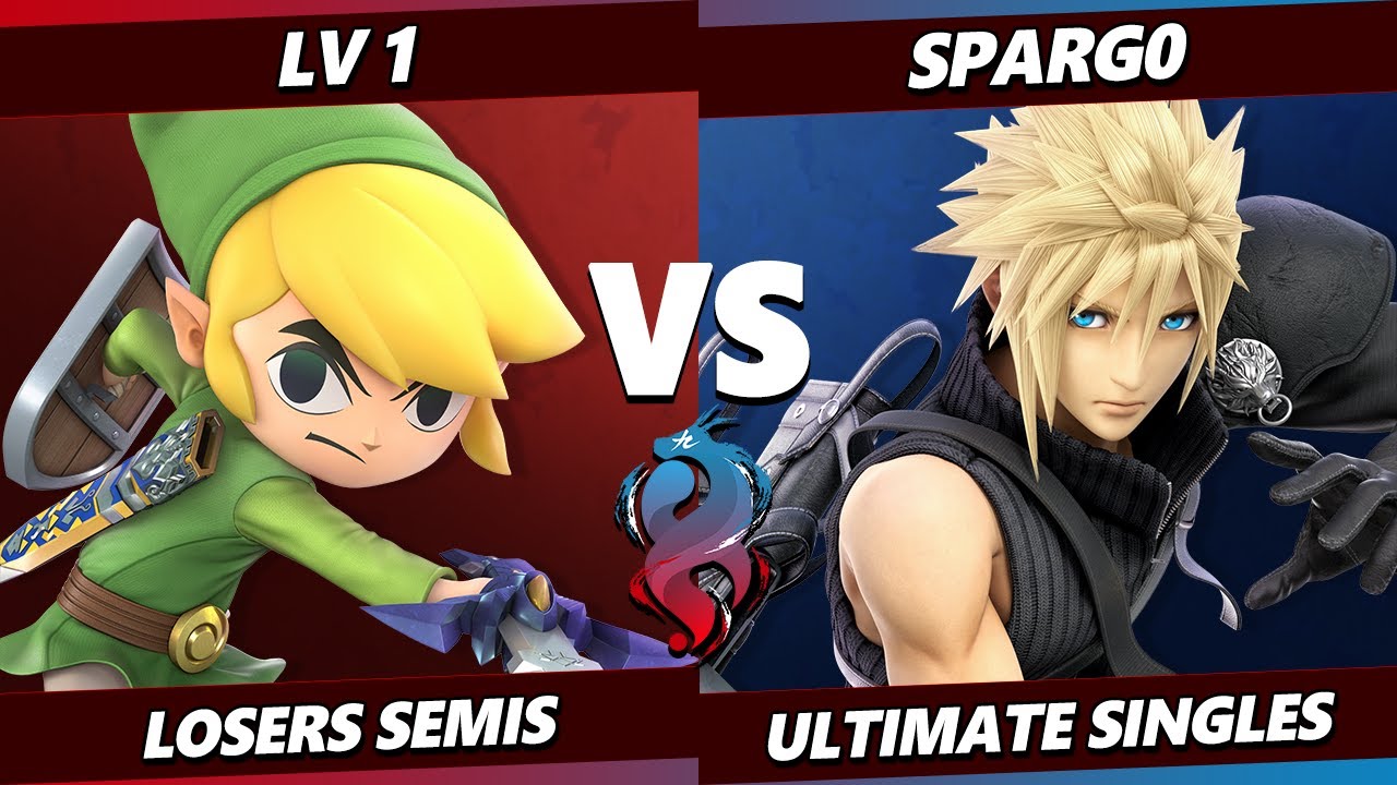 Kowloon Kagaribi LOSERS SEMIS - Lv.1 (Toon Link) Vs. Spargo (Cloud) Smash Ultimate - SSBU