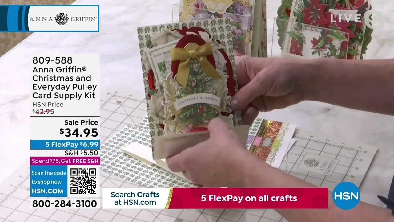 Anna Griffin Christmas and Everyday Pulley Card Supply K... YouTube