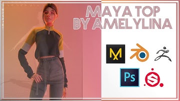 Clothing meshing process | Marvelous Designer, Blender, Zbrush, Substance painter to The Sims 4
