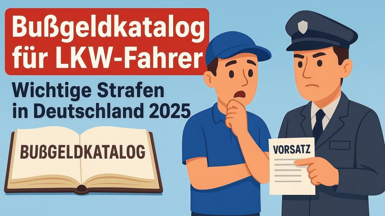 Bußgeldkatalog für LKW-Fahrer einfach erklärt – Wichtige Strafen in Deutschland