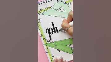 Easy Front Page Idea: Physics ✨ #shorts #halyncalligraphy #frontpage