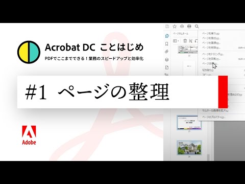 PDFページの抽出・並べ替え方法を解説【Acrobatことはじめ #1】 hqdefault