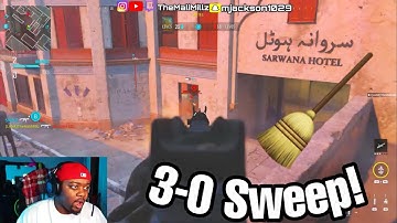 FASTEST Control Sweep Ever Vs. Full Gold Ranks!! MW3 Ranked Play