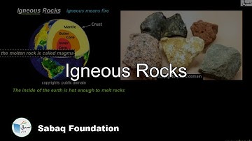 Igneous Rocks, General Science Lecture | Sabaq.pk