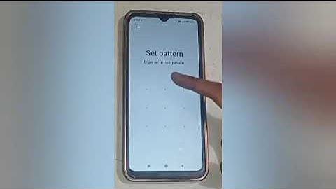 How to set up pattern lock in redmi 8, setup pattern lock setting
