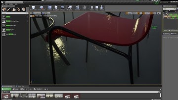 Rain Material on Unreal Engine Interface