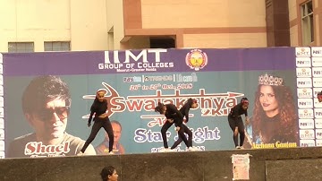 Amezing dance IIMT group of college Swalakshya 2k18 group dance