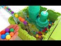 水の音とASMR　ハイビスカスなスライダーくねくね