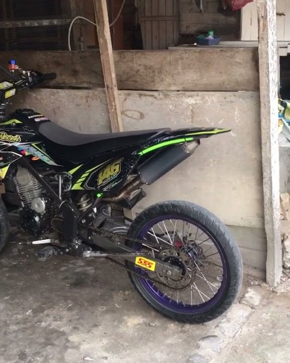 Kawasaki KLX Modif Supermoto Indonesia || #kawasakiklx #klx #kawasaki #tiktok #fyp
