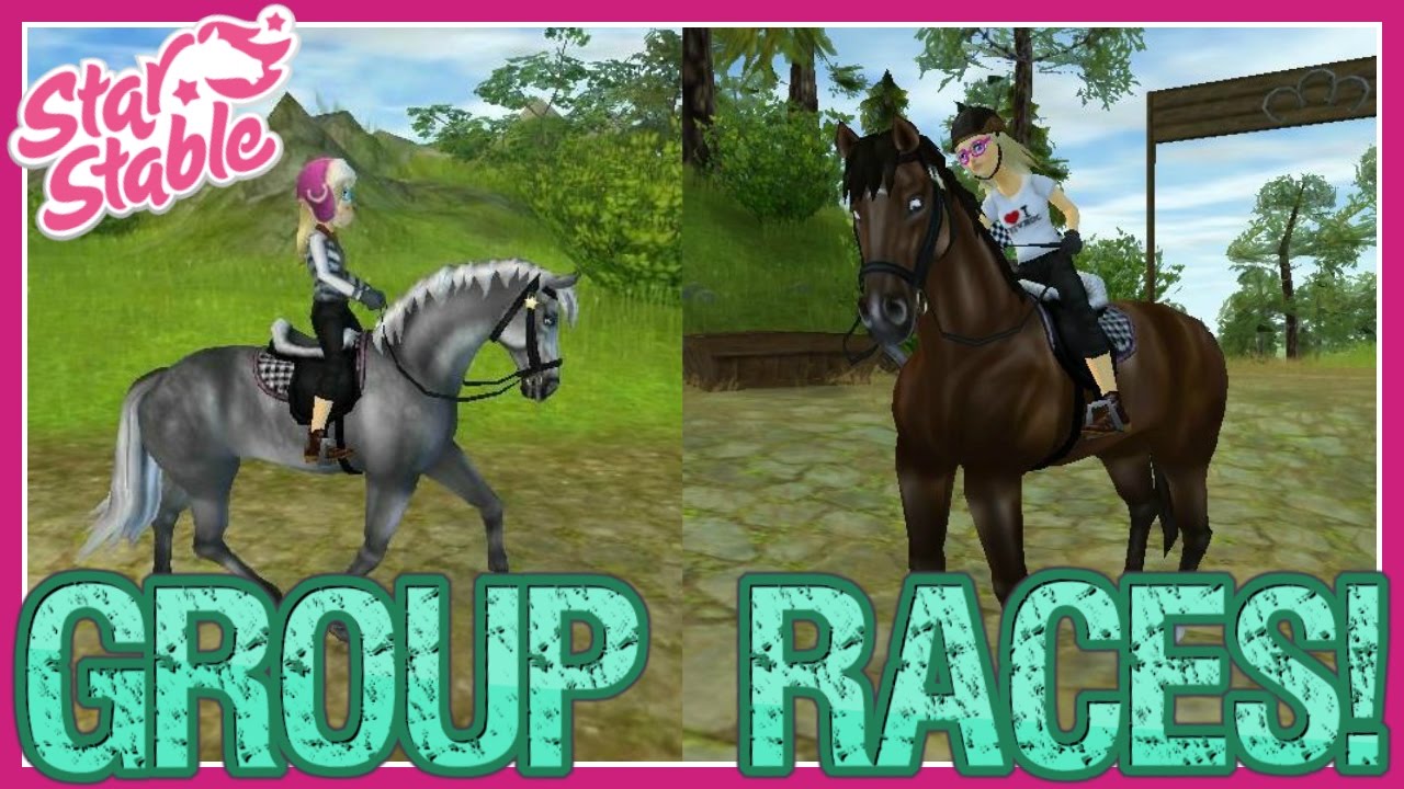 Star Stable Online: Group Races with Thoroughbreds! - YouTube