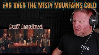 Geoff Castellucci - FAR OVER THE MISTY MOUNTAINS COLD | Low Bass Singer Cover FIRST TIME REACTION