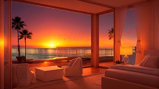 Seaside Luxury Hotel 4K Jazz Music - Happy Summer Vacation with Relaxing Instrumental Jazz screenshot 1