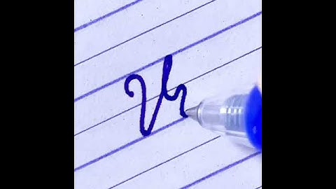 Vv - How to write English cursive writing letter connections | Cursive handwriting practice |i write
