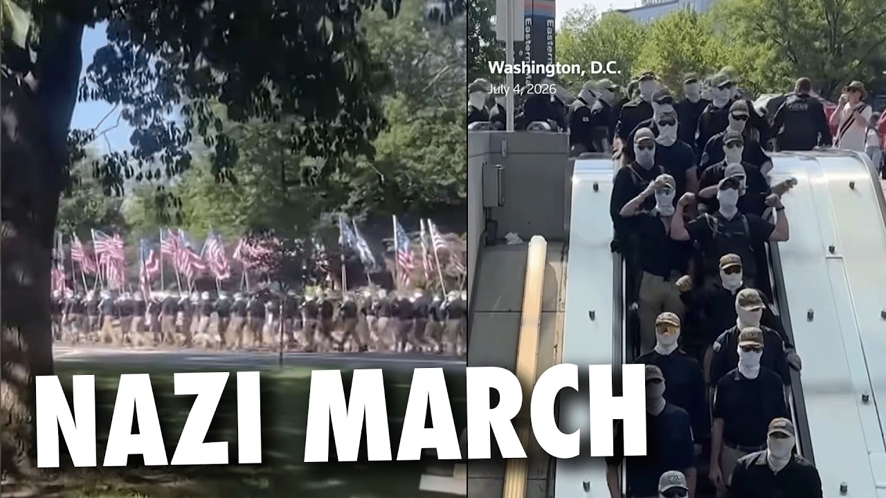Masked Nazis March on Washington DC 7/6/26