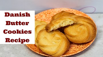 easy BUTTER Cookies recipe (Danish Butter Cookie recipe copy cat)
