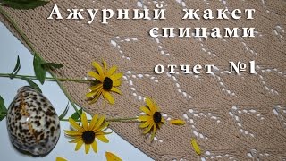 Вяжу спицами жакет / МОЙ ОТЧЕТ №1 Вяжу спицами жакет / МОЙ ОТЧЕТ №1