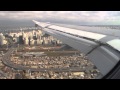 Increible vista de Buenos Aires - Aproximacion y aterrizaje Airbus A320 de Lan