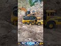 excavators loading dump trucks #rc #viral #excavator #dumptruck #funny #baby #truck #car #machine