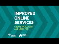Improved Online Services Create An Account And Link A File 