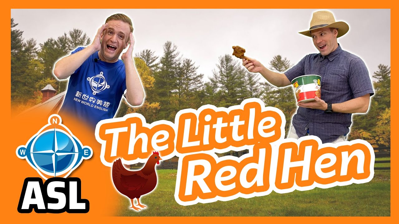 The Little Red Hen ASL | American Sign Language for Kids | CC#3 - YouTube