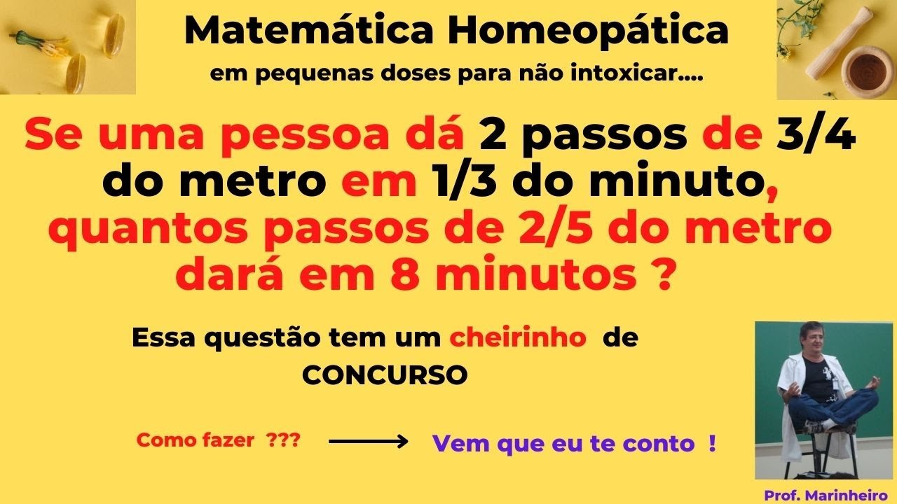 Regra de três composta com fração