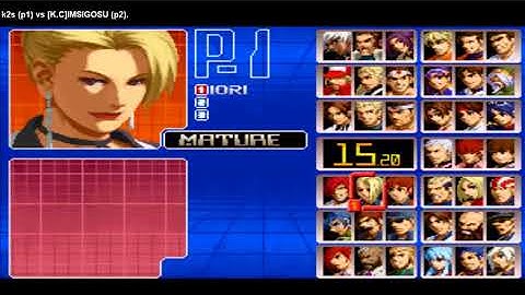 FightCade KOF 2002  k2s vs [K.C]IMSIGOSU