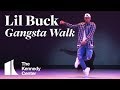 Lil buck demonstrates the gangsta walk