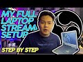 My Full Laptop Streaming Setup | Simple and Easy