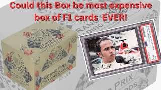 Could this be the most Expensive BOX of f1 Ever?