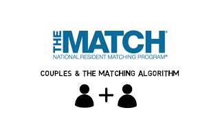 Couples and the NRMP Matching Algorithm