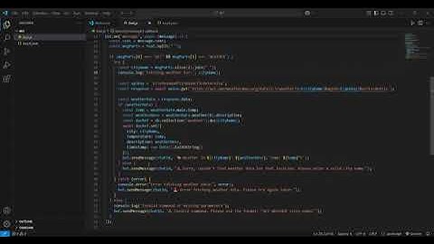 Telegram chatbot with firebase firestore connection