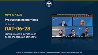 DAT-06-23 Suministro de higiénicos con despachadores en comodato - Propuestas Económicas