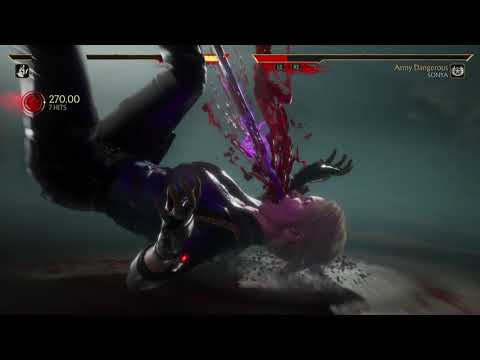 Mortal Kombat 11 Sindel vs Sonya