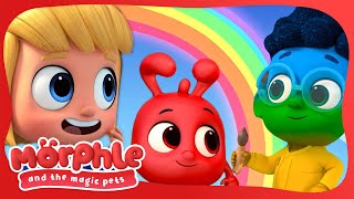 Chase the Rainbow! 🌈 - Morphle and the Magic Pets | Available on Disney+ and Disney Jr by Magic Cartoon Animals! - Morphle TV 13,383 views 1 month ago 7 minutes, 7 seconds