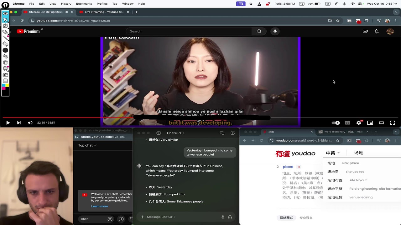 Learning Mandarin - 16 Oct 2024