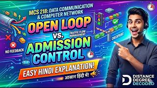 Open Loop and Admission Control Explained in Hindi 🔥 | MCS-218 IMP Topic #ignou #mca #ugcnet #viral