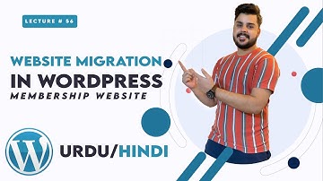 Wordpress website migration from one server to another | WordPress Complete Course in Urdu/Hindi