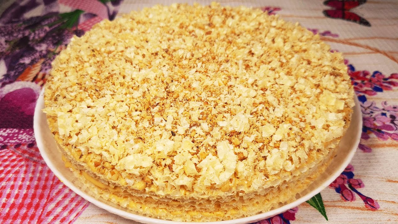 Rețetă Simplă de Tort de Vafe cu Lapte Condensat | Gătim cu Mama