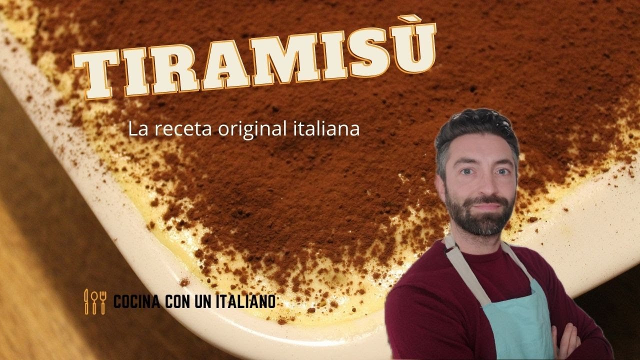 La receta original del tiramisú. 🤤 Uno de los postres italianos más famosos del mundo.  🇮🇹