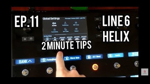 Line 6 Helix Renaming Snapshots ON the Floor Unit - 2 Minute Tip