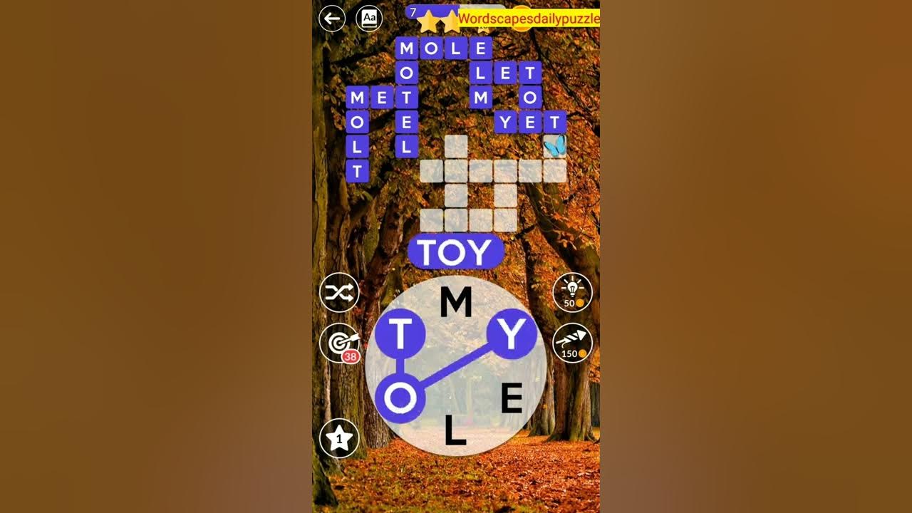 WORDSCAPES Daily Puzzle October 17, 2022 YouTube