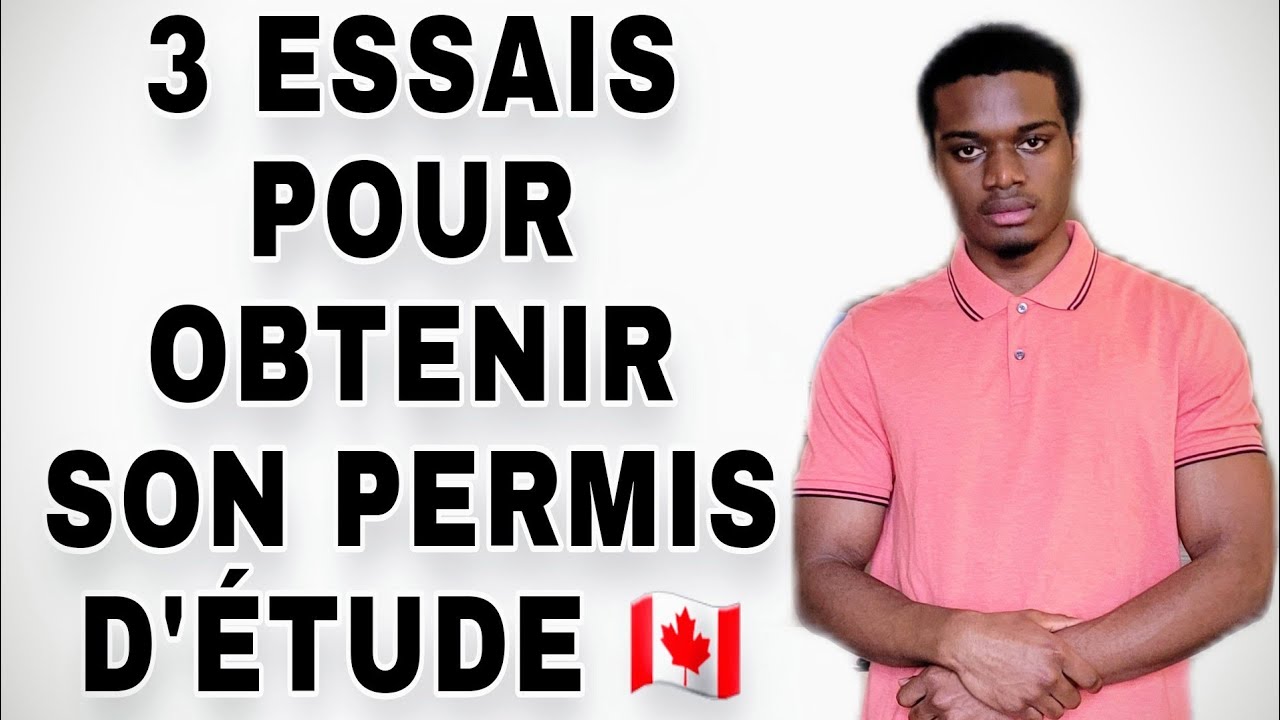 ELLE OBTIENT SON VISA/PERMIS ETUDIANT APRES 2 REFUS || CANADA.