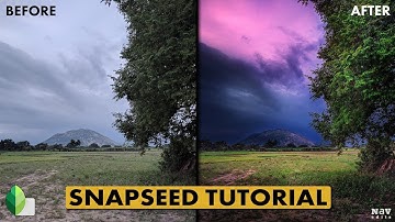 Pop the Sky Red in Snapseed | Landscape Editing | Android | iPhone