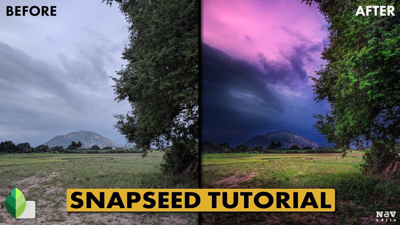 Subtle Night Effect In Snapseed Snapseed Tutorial Android Iphone Youtube