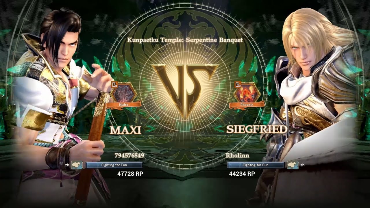 [SCVI] 794576849 (Maxi) vs. Rholinn (Siegfried) [Ranked Match] - YouTube
