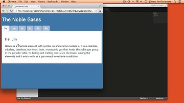 Designers Learning jQuery Episode 9: Animated Tabs