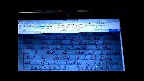 9 Error Correcting Codes